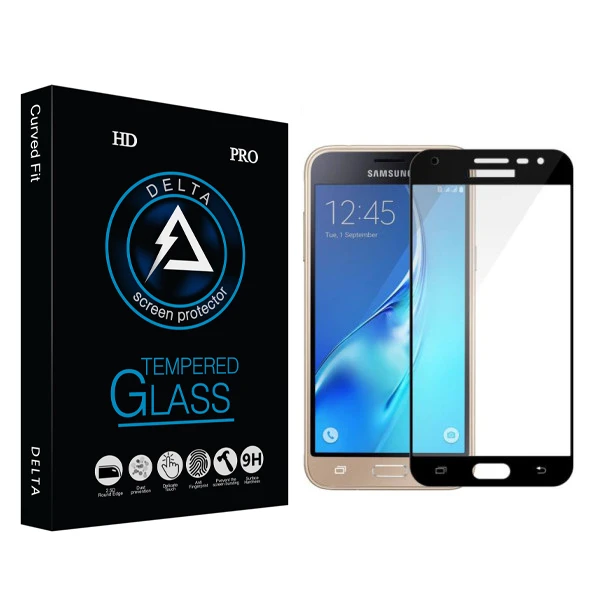 محافظ صفحه نمایش شیشه ای دلتا مدل HD مناسب برای گوشی موبایل سامسونگ galaxy J3 Pro