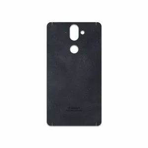 MAHOOT Graphite Buffalo Leather Cover Sticker for Nokia 8 Sirocco