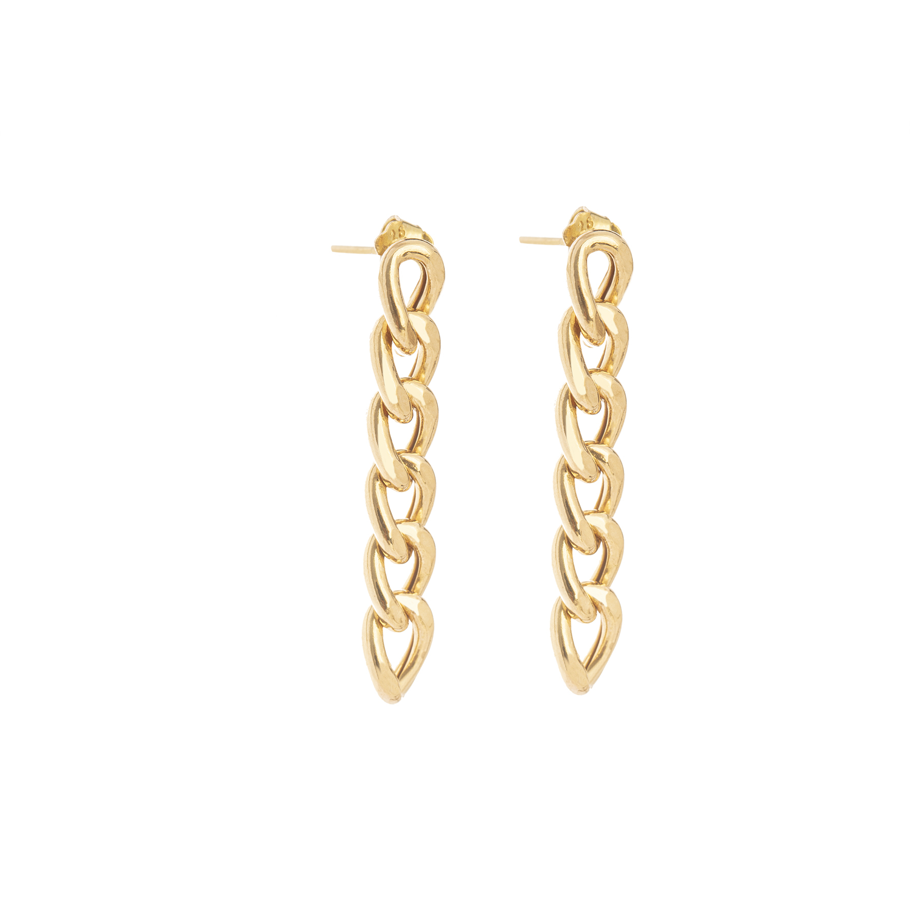 گوشواره طلا 18 عیار زنانه گالری مرجان مدل 0835