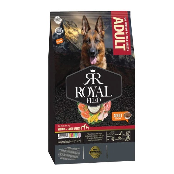 غذای خشک سگ رویال فید مدل ADULT وزن 10کیلوگرم