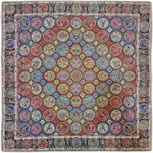 رومیزی ترمه صفائی مدل bk کد 75