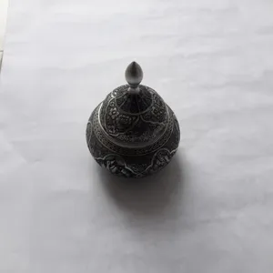قندان قلمزنی مدل گل ومرغ