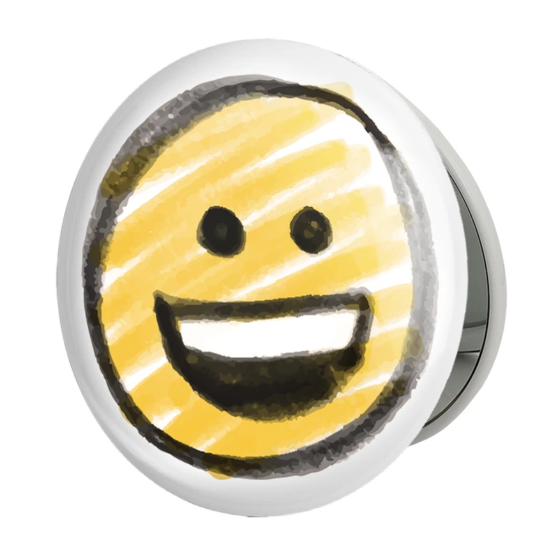 آینه جیبی خندالو طرح ایموجی Emoji مدل تاشو کد 3029 