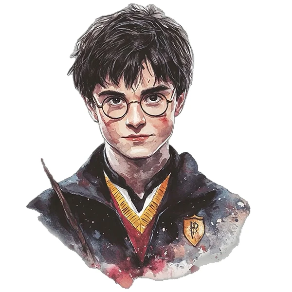 استیکر پارچه و لباس پاد آفرین طرح هری پاتر کد 4173