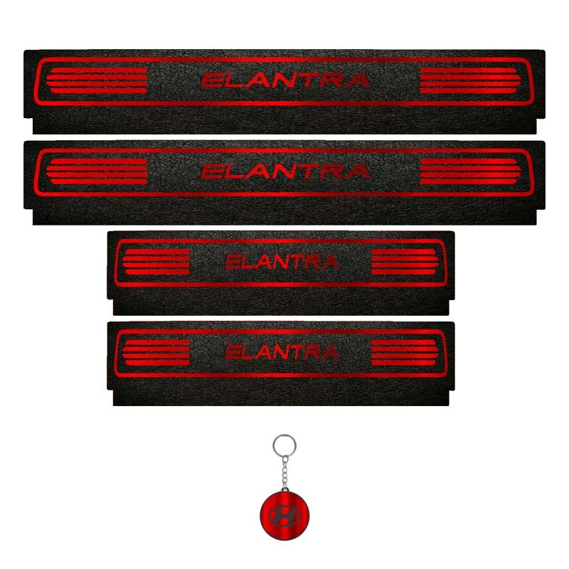 برچسب پارکابی خودرو لندمون کد LM114 MR مناسب برای النترا مجموعه 4 عددی به همراه جاکلیدی