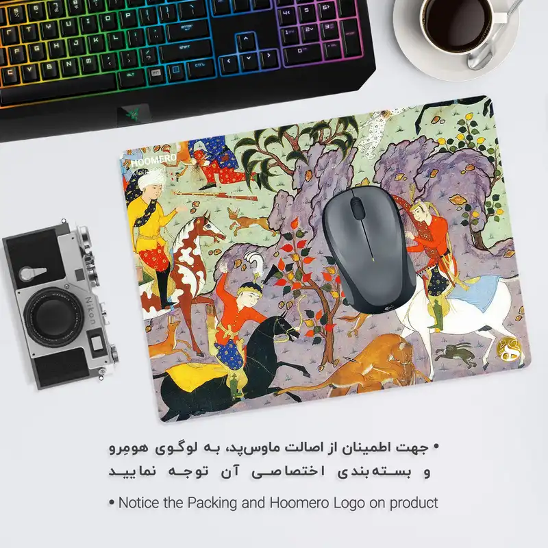ماوس پد هومرو طرح جنگ ایران باستان مدل A1023