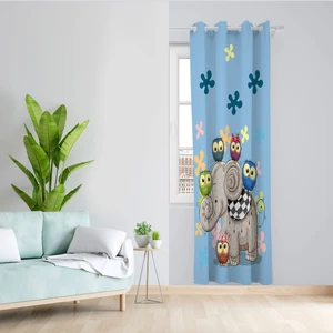 پرده مدل بچه فیل مخمل پانچی کد 4239 سایز 140x200 سانتی متر