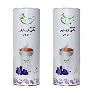 چای لیوانی زعفرانی سپندان مجموعه ۲ عددی