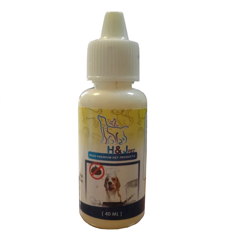 قطره ضد مدفوع خواری سگ اچ اند جی پت مدل Nasty Habit حجم 40 میلی لیتر 