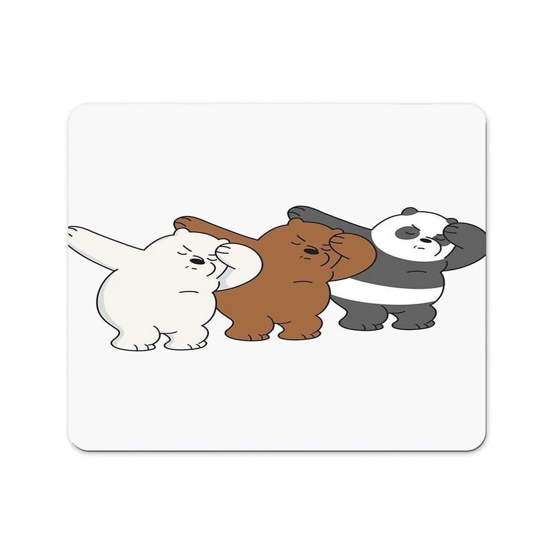 ماوس پد پاد آفرین مدل فانتزی طرح سه کله پوک کد p191 سایز 24*19 سانتی متر 