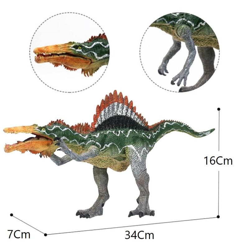 اکشن فیگور مدل دایناسور فک متحرک طرح Spinosaurus کد 183