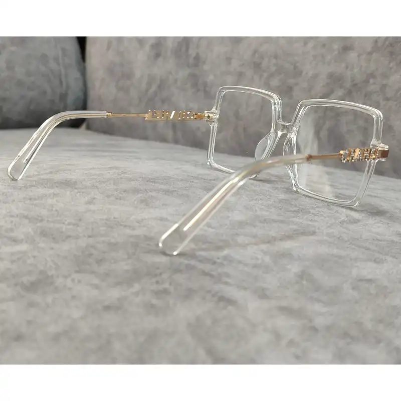 فریم عینک طبی زنانه مدل مربعی شفاف کد 0292