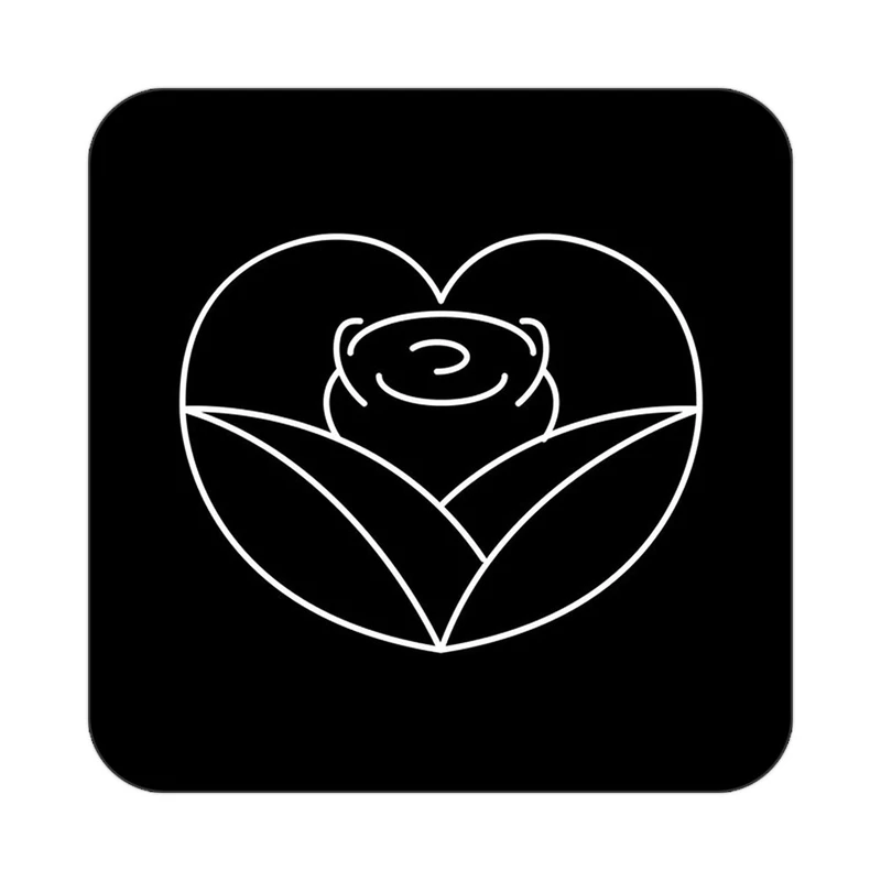 زیر لیوانی کاکتی طرح عاشقانه مدل mp38934