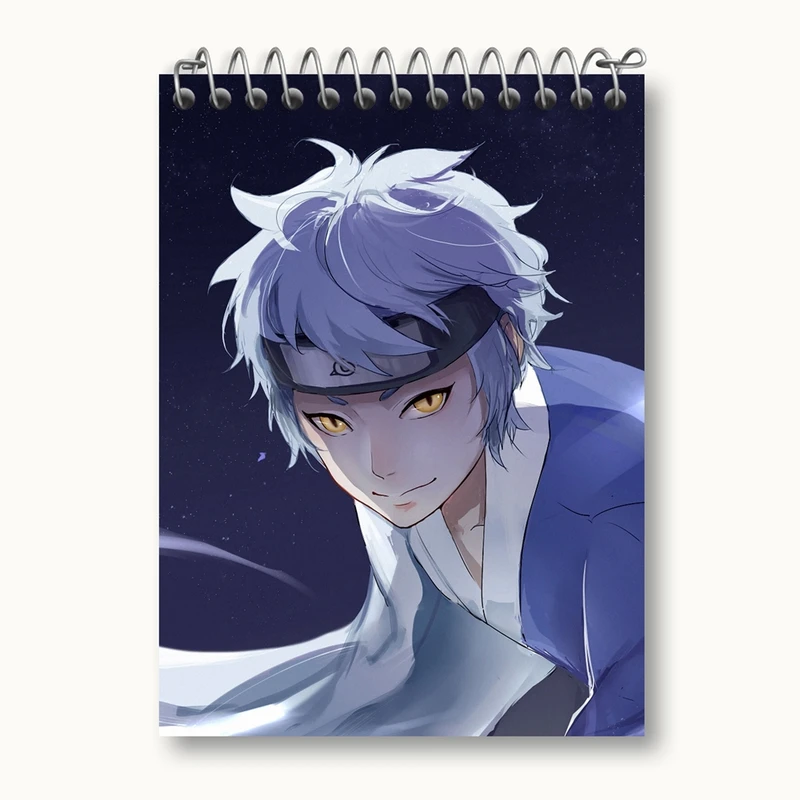 دفتر یادداشت 50 برگ خندالو مدل میتسوکی انیمه بوروتو Boruto کد 15748