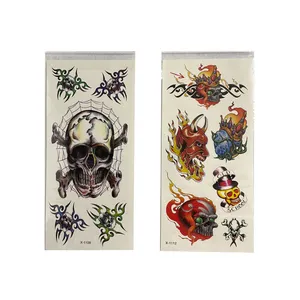 تتوی موقت طرح skull کد 03 مجموعه 2 عددی