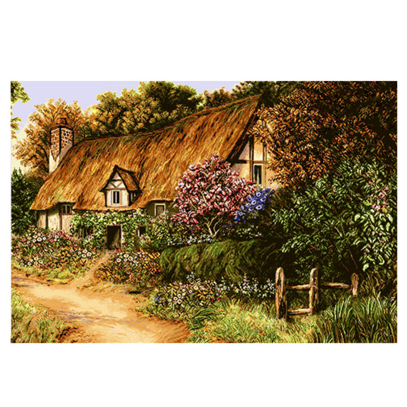 نخ و نقشه تابلوفرش طرح منظره کد 23300