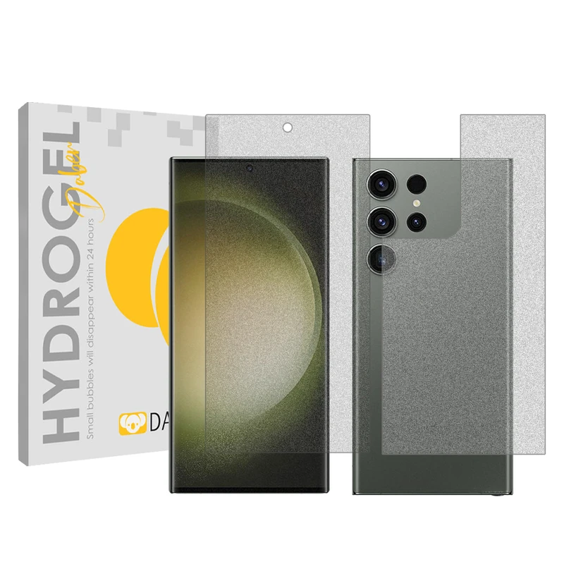 محافظ صفحه نمایش مات دبن مدل Tough مناسب برای گوشی موبایل سامسونگ Galaxy S23 Ultra به همراه محافظ پشت گوشی