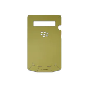 MAHOOT Matte-Gold Cover Sticker for BlackBerry Porsche Design P9981