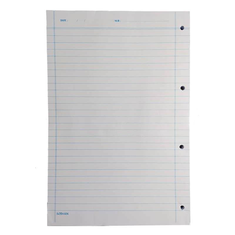 کاغذ کلاسور سبحان کد 4HP بسته 100 عددی