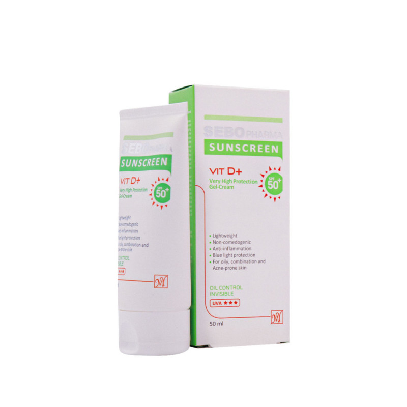 کرم ضد آفتاب رنگی مای SPF 50 مدل سبوفارما مناسب پوست های چرب و مختلط حجم 50 میلی لیتر