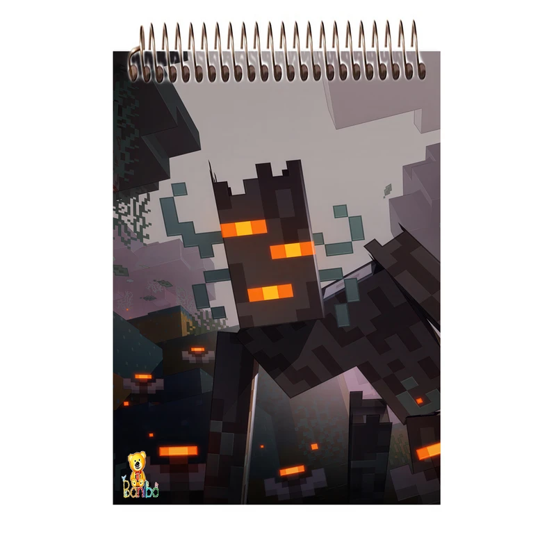 دفتر شطرنجی 100 برگ بانیبو مدل ماینکرفت کد 1232