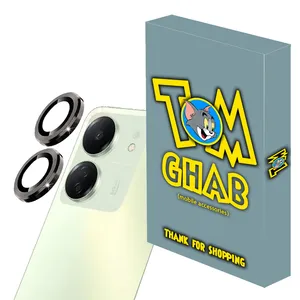 محافظ لنز دوربین تام قاب مدل رینگی شابلونی مناسب برای گوشی موبایل شیائومی Poco C65