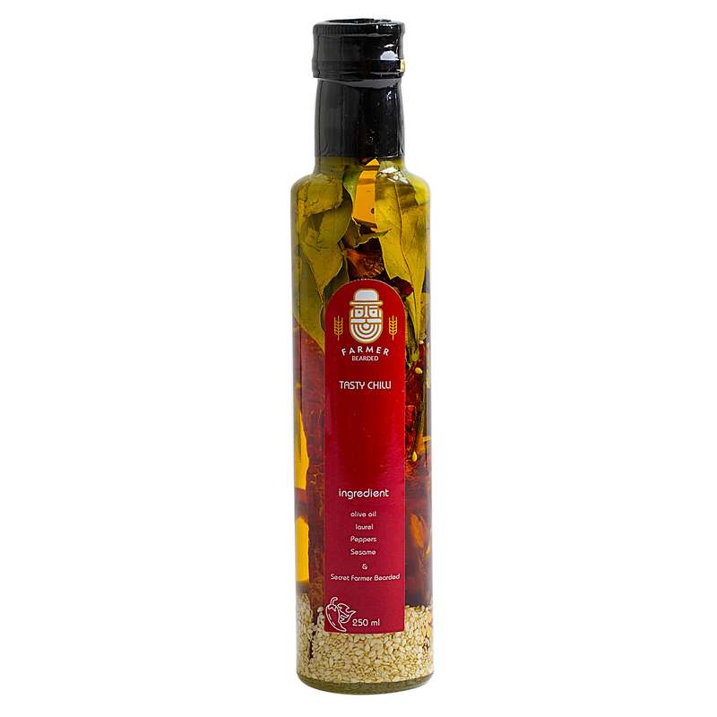 روغن زیتون چاشنی فلفلی - 250 میلی لیتر