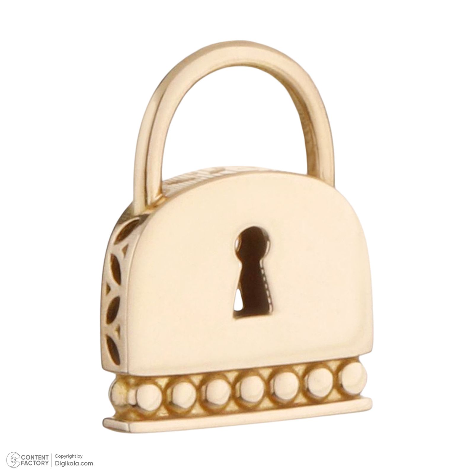 آویز گردنبند طلا 18 عیار زنانه مایا ماهک مدل MM1878 طرح قفل -  - 3