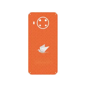MAHOOT Minimalist origami bird Cover Sticker for Nokia X20