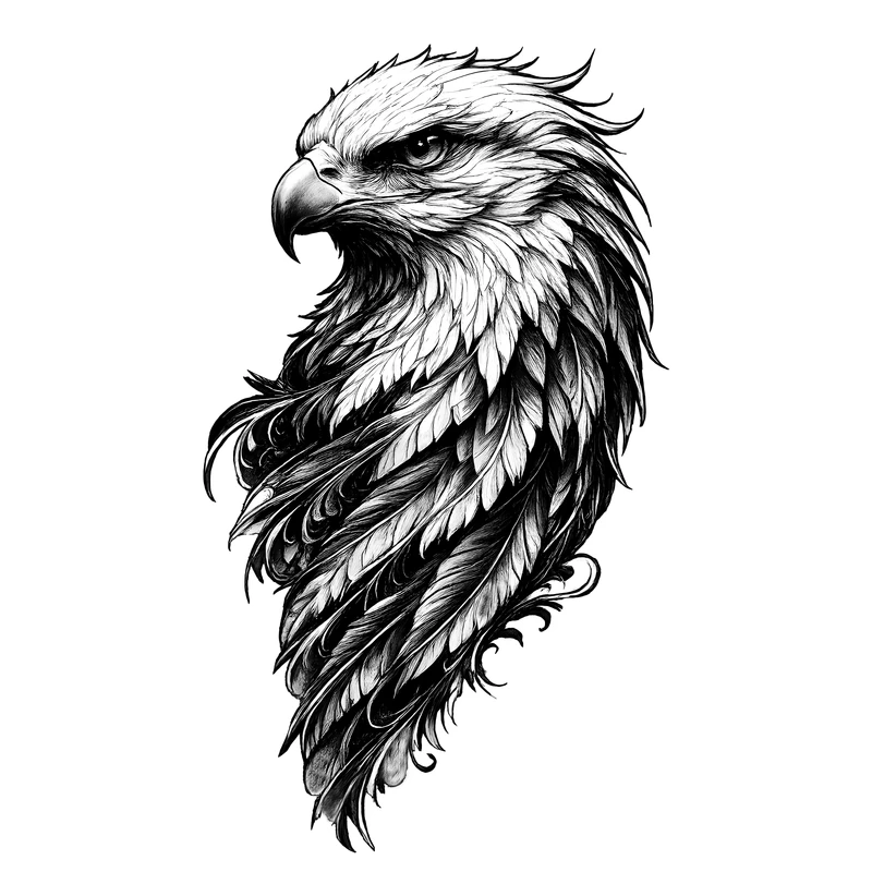 استیکر دیواری طرح عقاب کد eagle-101