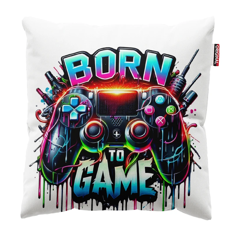 کوسن پاد آفرین مدل گیم دسته بازی گیمینگ گیمر پی اس فایو کد PK401898 سایز 40*40 سانتی متر