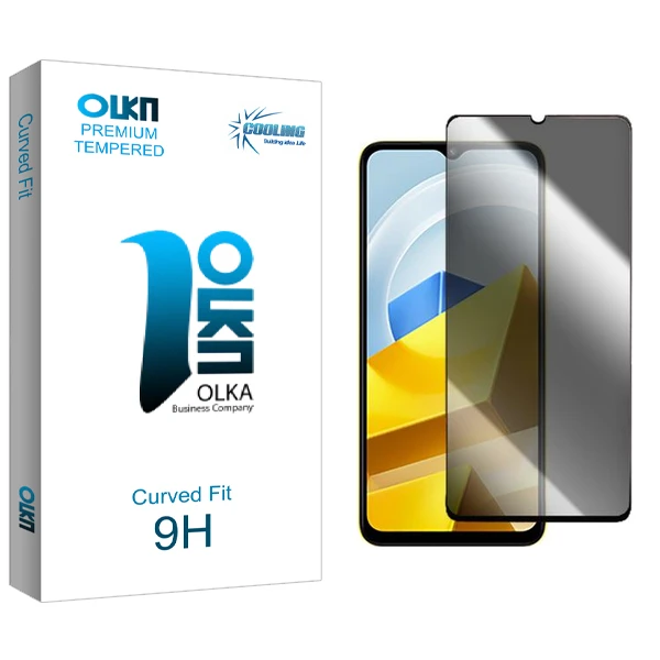 محافظ صفحه نمایش حریم شخصی کولینگ مدل Olka مناسب برای گوشی موبایل شیائومی Poco M5