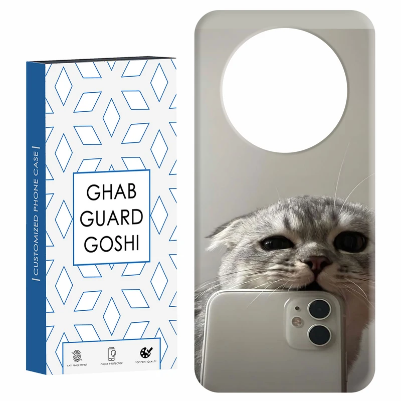 کاور قاب گارد گوشی طرح گربه سلفی کد Dimo-206 مناسب برای گوشی موبایل شیائومی Redmi A3 