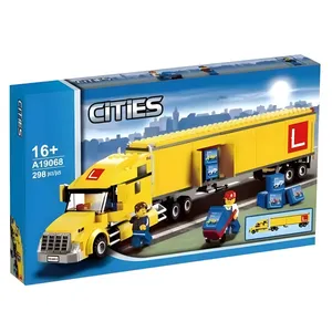 ساختنی 298 تکه طرح تریلر حمل بار مدل سیتی کد L19068