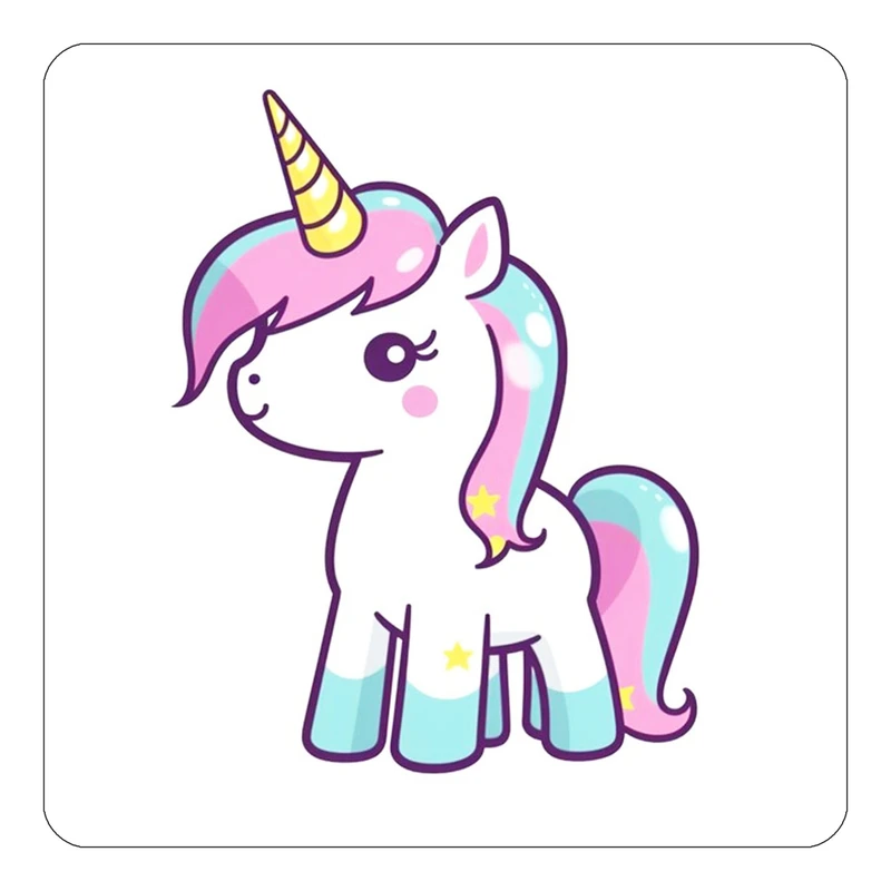 مگنت کاکتی طرح اسب تک شاخ و یونیکورن مدل mp30485