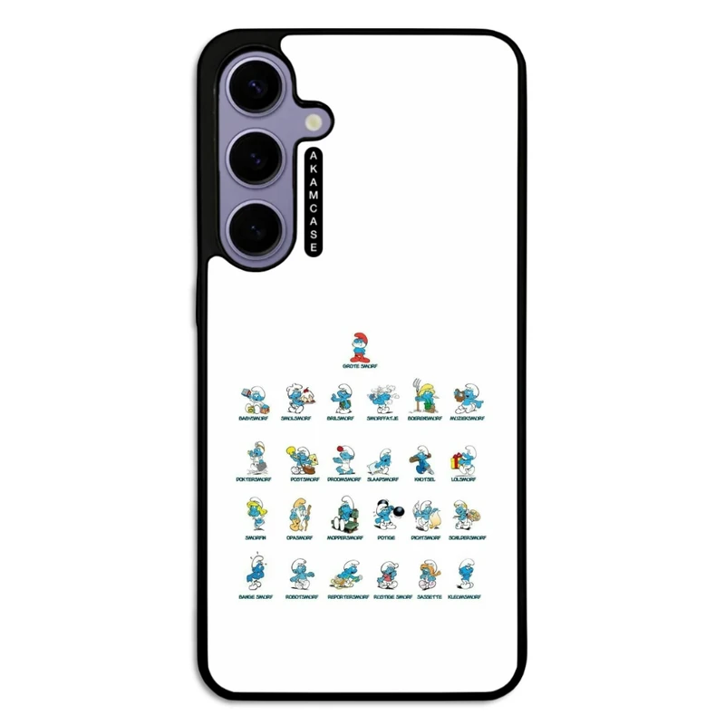 کاور آکام مدل AMC-WSGS24P-SMURFS-3 مناسب برای گوشی موبایل سامسونگ Galaxy S24 Plus