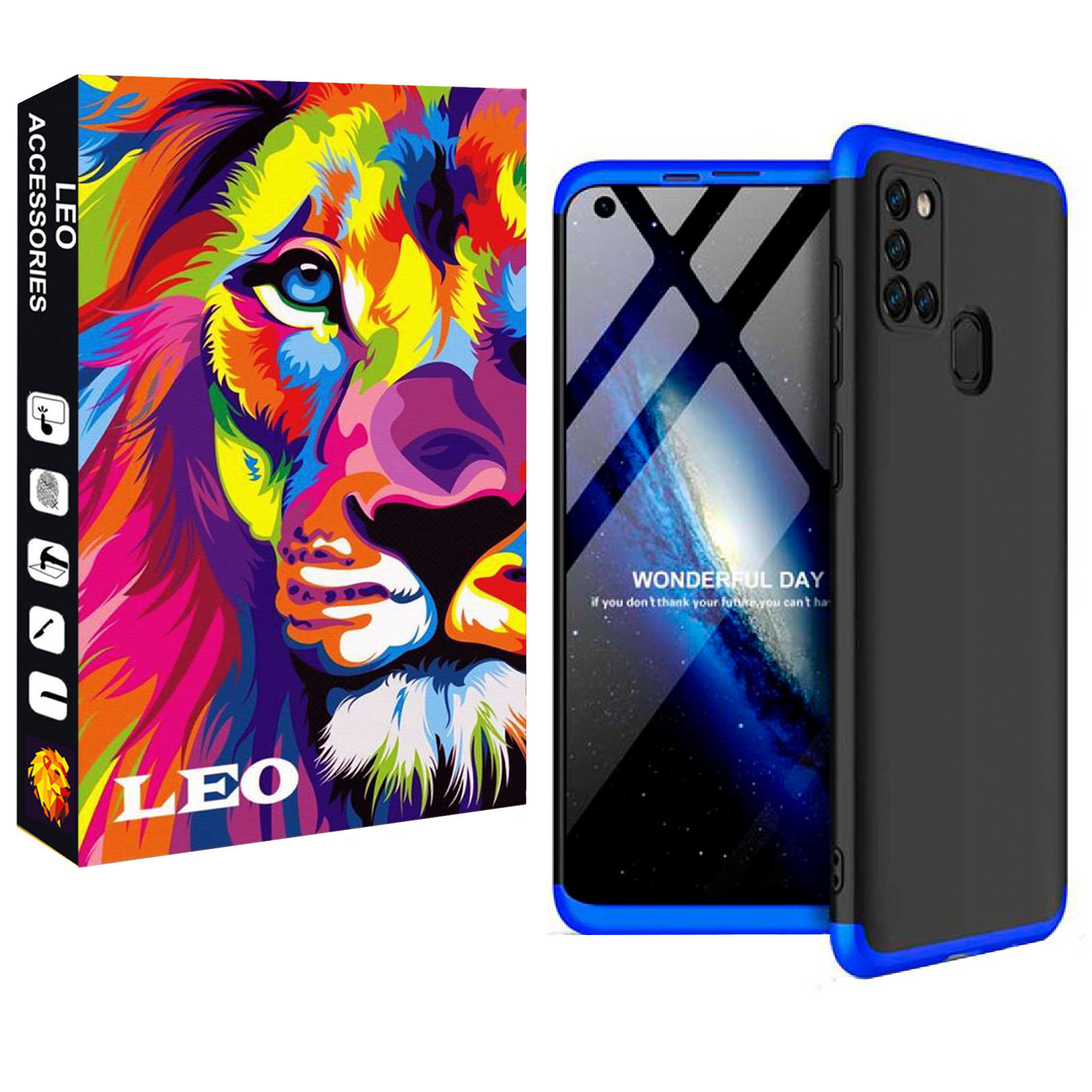 کاور 360 درجه لئو مدل GKL-A21S مناسب برای گوشی موبایل سامسونگ GALAXY A21S