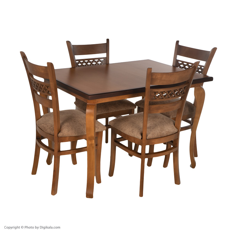 میز و صندلی ناهارخوری مدل زنبوری کد 10030