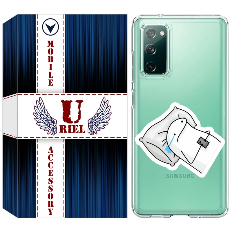 کاور یوریل مدل Clear کد 81 طرح غمگین مناسب برای گوشی موبایل سامسونگ Galaxy S20 FE