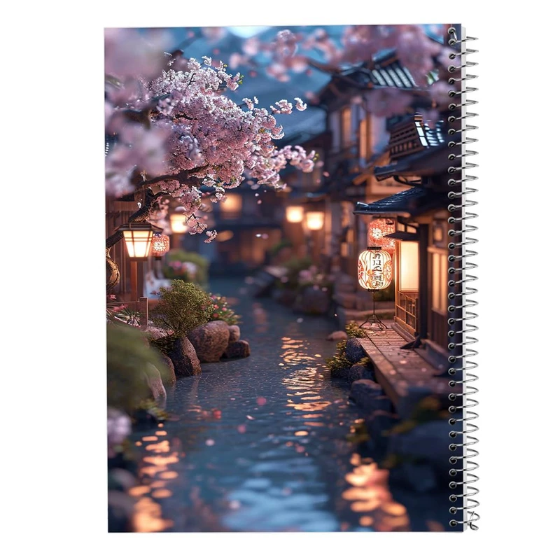 دفتر ژورنال نویسی 50 برگ مدوپد مدل نقطه ای طرح طبیعت کد DF15432