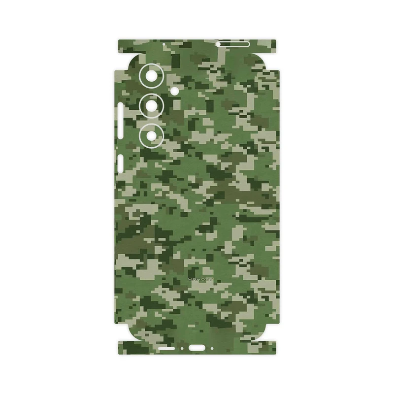 برچسب پوششی ماهوت مدل Army_Green_Pixel-FullSkin مناسب برای گوشی موبایل سامسونگ Galaxy A55