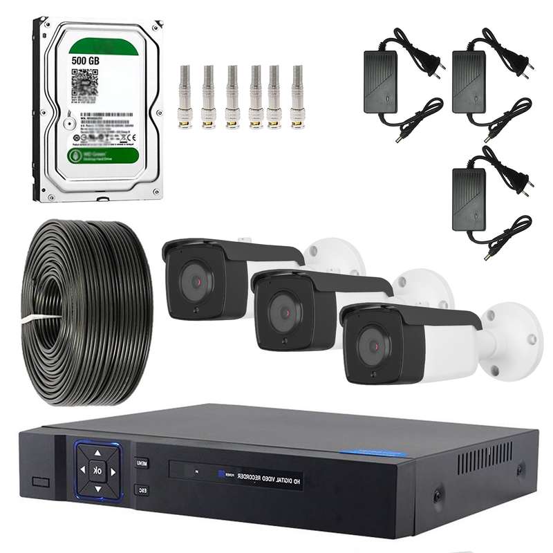 سیستم امنیتی نظارتی مدل HD PACK 3 - AXESSLINK L03 سیستم امنیتی نظارتی مدل HD PACK 3 - AXESSLINK L03