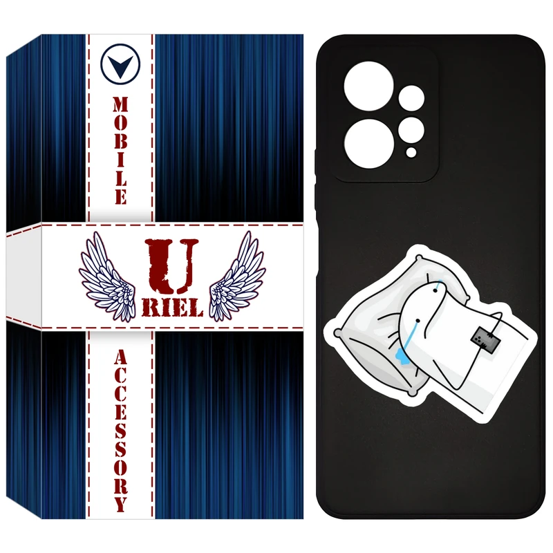 کاور یوریل مدل KSH کد 81 طرح غمگین مناسب برای گوشی موبایل شیائومی Redmi Note 12 4G