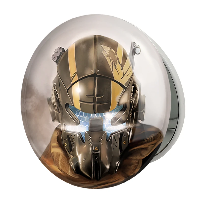 آینه جیبی خندالو طرح بازی تایتان فال (Titanfall) مدل تاشو کد 32625