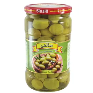 زیتون شور سبز ممتاز هسته دار صالحی  - 650 گرم