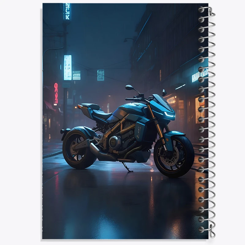 دفتر لیست خرید 50 برگ خندالو طرح موتور سیکلت کد F7251