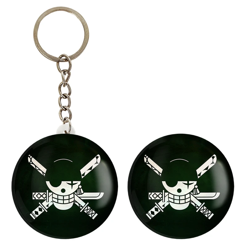 پیکسل خندالو مدل علامت زورو انیمه وان پیس One Piece کد 11425 به همراه جاکلیدی