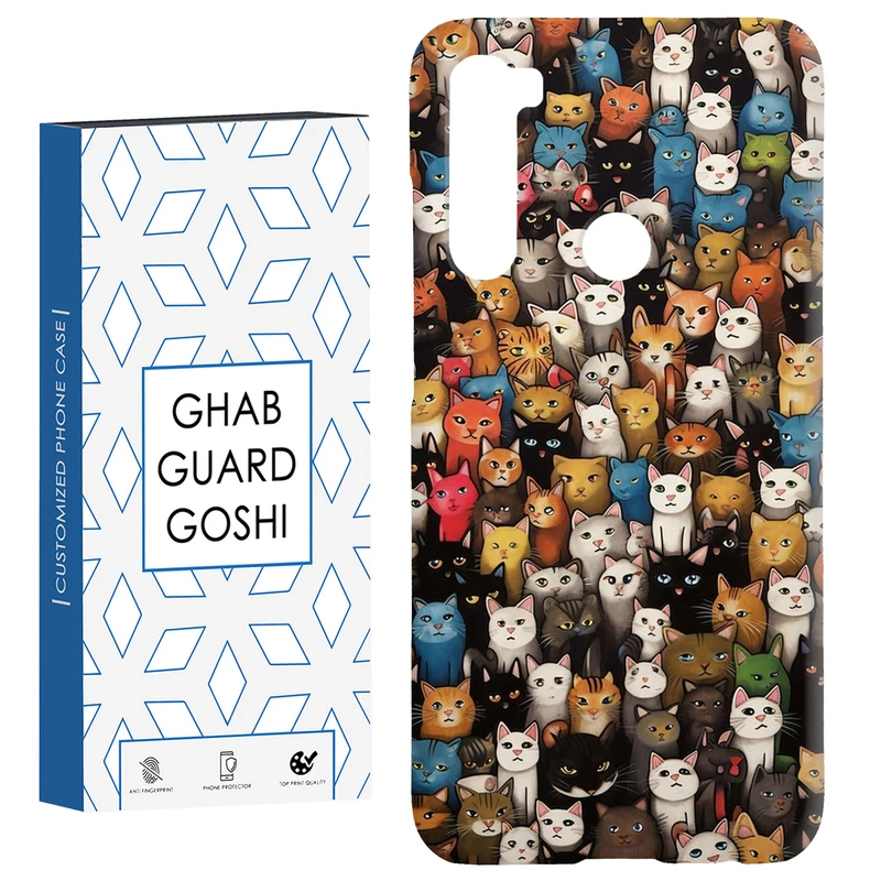 کاور قاب گارد گوشی طرح گربه کد Dimo-293 مناسب برای گوشی موبایل شیائومی Redmi Note 8 