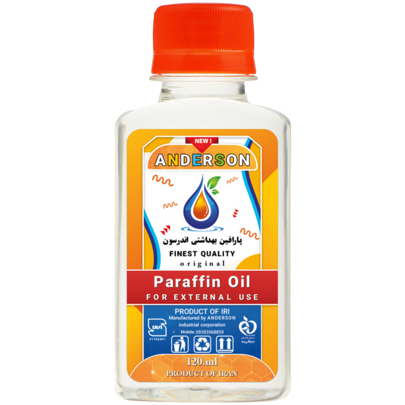 پارافین مایع اندرسون مدل B100 حجم 120 میلی لیتر بسته 113 عددی پارافین مایع اندرسون مدل B100 حجم 120 میلی لیتر بسته 113 عددی