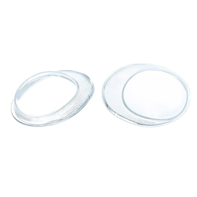 شیشه چراغ مه شکن جلو خودرو قطعه سازان کبیر مدل MEH-206-165 مناسب برای پژو 206 بسته 2 عددی